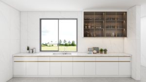 White Lacquer Full Kitchen Furniture <b>Cabinet</b> Custom Wood Modern Kitchen <b>Cabinets</b> for Apartment Project - Product Image 2