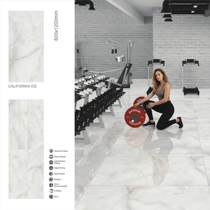 Azulejos de Porcelana Calacatta Blanco Brillante de 24x48 Pulgadas, Pulidos para Pisos y Paredes, para Proyectos de Interiores de Lujo - Product Image 3
