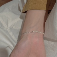 Bracelet en argent sterling 925 avec perles d'eau douce et chaîne à maillons asymétriques pour femme - Vente en gros