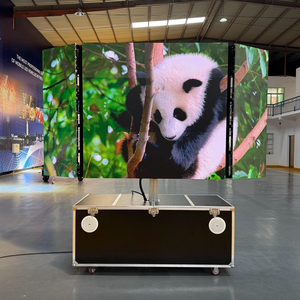 Portable Folding P4 LED Digital Signage Cabinet With Flight Case SDK Safety Lock Shockproof Pad For Indoor Commercial Use - Product Image 3