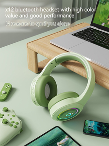 EWEADN Wireless Gaming Headset Schall dichtes Kopfband zur Geräusch unterdrückung für PC-Laptops iPad-Tablets Telefone-für DJ Sports