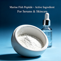 Poudre de collagène marin en peptides <1000Da, peau de morue des grands fonds, qualité alimentaire, soluble dans l'eau, complément alimentaire et cosmétique