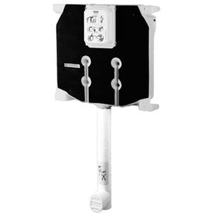 Valve de chasse d'eau 3-6L 4-9L murale pour réservoir de toilettes à double chasse, style contemporain pour salle de bain - Product Image 1