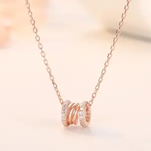 Collier ras du cou anti-allergie pour femme, bijoux de fête de mariage, en argent Sterling 925, à breloque ronde, tendance