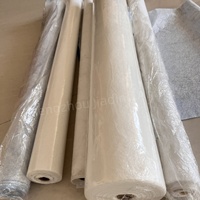 Feutre de protection auto-adhésif blanc 120 GSM pour peintre, rouleau de feutre collant résistant à l'eau pour rénovation