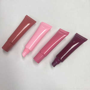 10ml 20ml Balm cuộn trên mắt kem bao bì trắng hồng nhựa PE nhà sản xuất ống bóp ống cho son bóng son môi - Product Image 3