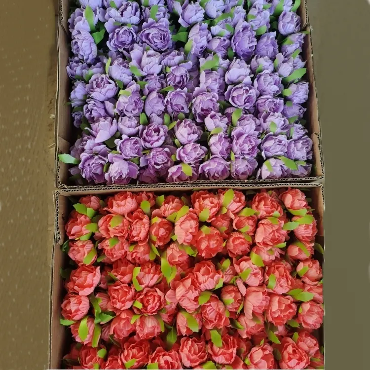 Neue Produkte Blumen Mini künstliche Rosen für Hochzeits blume Wand dekoration