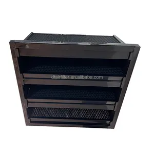 定制vbank Hepa过滤器4v活性炭空气过滤器，用于暖通空调AHU洁净室