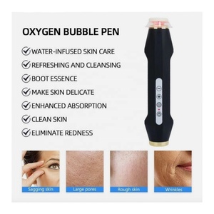 Nouveau stylo à bulles ABS haute fréquence 7 couleurs, machine faciale portative exfoliante, capsule de jet d'oxygène CO2 FP600 - Product Image 4