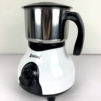 Moulin à café électrique professionnel de haute qualité, mini, à 2 lames en acier inoxydable, capacité de 200 g, durable, pour la maison et l'extérieur