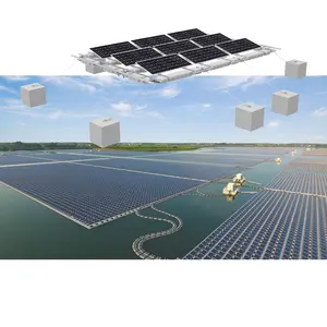 फ्लोट सौर ऊर्जा परियोजना के लिए सौर प्रणाली अस्थायी बोया संरचनाओं सौर प्लवमानपिण्ड फ्लोट सौर पैनल प्रणाली पर पानी