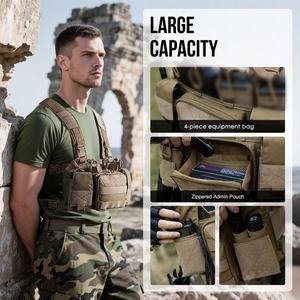 Harnais réglable Artex X, gilet de poitrine, 5,56 7,62, pochettes tactiques pour chargeurs, pour la chasse, l'entraînement, l'équipement MOLLE en plein air - Product Image 5