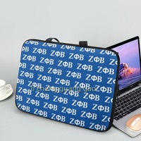 Zeta Phi Beta Laptop Çantası Kız Öğrenci Yurdu Temalı Ofis Taşınabilir Çok Boyutlu Laptop Çantası İş Ofis Malzemeleri Toptan Özel