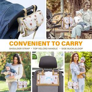 Free sample Wholesale Multifunctional Newborn Extended Waterproof Travel <b>Changing</b> Station <b>Baby</b> <b>Mat</b> Portable Diaper <b>Changing</b> Pad - Product Image 5