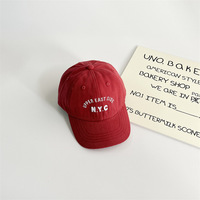 Gorra de Béisbol Estilo Coreano para Niños, con Bordado de Letras, Protección Solar, Unisex, para Primavera y Otoño, 2026