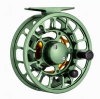 Moulinet de pêche à la mouche en aluminium usiné CNC 2+1BB, 8 kg de résistance maximale, léger, pour la truite et le saumon