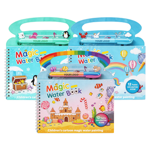 Quaderni di <span class=keywords><strong>Calligrafia</strong></span> Riutilizzabili con Stampa Personalizzata, Libri di Pratica per Bambini con Scanalature Magiche per l'Apprendimento dell'Alfabeto - Product Image 4