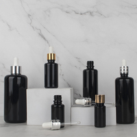 Bouteilles en verre vides de forme fantaisie pour cheveux Yoni Oil Logo personnalisé bouchon en plastique compte-gouttes pour la croissance des cheveux sérigraphie cosmétique Yixin