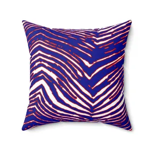 High Quality Custom Zebra Print Buffalo Pillow case Team Pillow Covers Decorative Without Insert
