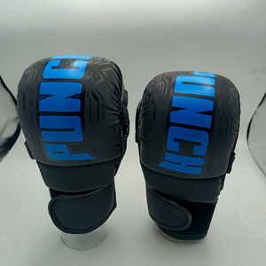 Guantes de Boxeo de PU Impermeables de Alta Calidad, Recién Llegados, con Cierre de Gancho y Bucle en los Dedos, Correa de Muñeca Ajustable y Transpirables - Product Image 2