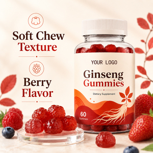 Gomitas de Ginseng Rojo Coreano de Alta Calidad, Semillas de Fenogreco, Extracto de Ginkgo Biloba Rojo, Maca, para Apoyo Inmunológico y Energía - Product Image 4