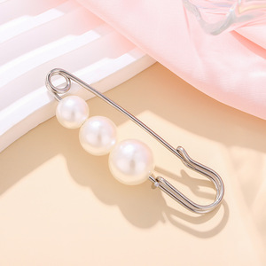 Broche de perlas para ajustar la cintura, para pantalones, camisas, vestidos, faldas, ajustable, joyería de moda para mujer, aleación de zinc, forma de bola, uso diario - Product Image 3