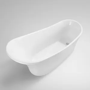 Modern Popular Bathroom Indoor Acrylic 1.6m Size Freestanding Cleaning Bath Tub Bathtubs