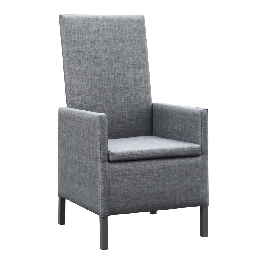 Современный дизайн, коммерческое алюминиевое глубокое кресло с откидывающейся спинкой, уличное кресло для патио, садовая мебель для улицы