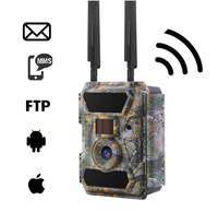 Caméra de chasse sans fil 4.0 CG 32MP HD vidéo personnalisable, déclenchement ultra-rapide 0.2s, étanche IP66, solaire/à batterie, pour extérieur