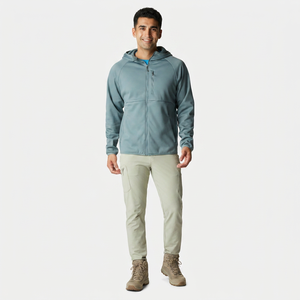 Veste coupe-vent à capuche unisexe imperméable respirante pour la course à pied en plein air entraînement design softshell conçue pour les vêtements actifs toutes saisons - Product Image 1