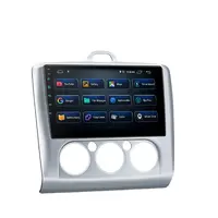 Xtrons rádio automotivo, rádio automotivo com tela de 9 polegadas, toque sensível ao toque, para ford focus, android, sistema de navegação gps, player de áudio