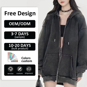 Biểu Tượng Tùy Chỉnh OEM Cổ Điển Unisex Axit Rửa Áo Cho Nam Giới Thời Trang Dạo Phố Thêu In Ấn Unisex Thiết Kế Trống Axit Rửa Áo - Product Image 1