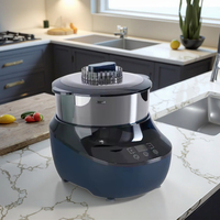 Mélangeur de nourriture électrique économe en énergie 150W 3L en acier inoxydable support de bol de mélange/structure de table contenu de pétrissage automatique