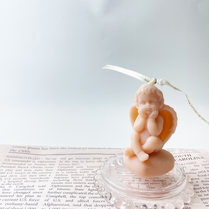 Baby Shower hecho a mano cera de soja lindo mejilla Ángel fiesta de cumpleaños Navidad vacaciones regalo decoraciones en forma de <span class=keywords><strong>vela</strong></span> figurita <span class=keywords><strong>vela</strong></span> - Product Image 5