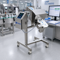 Séparateur de métaux à chute libre pour produits pharmaceutiques, sensibilité Fe 0,3 mm, détecteur de pipeline en acier inoxydable IP66 pour comprimés, capsules et granulés