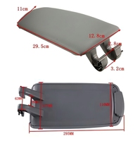 Couvercle d'accoudoir de console centrale de voiture en cuir pour Audi A4 2002 2003 2004 2005 2006 2007 2008 Accessoires