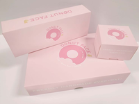 Violet personnalisé emballage en gros expédition emballage pliant recyclé personnaliser emballage pour biscuit gâteau beignet