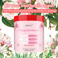 LDJ OEM Capsules d'hormones heureuses Offre Spéciale soutient la santé hormonale Myo-lnositol D-Chiro Inositol 120 Capsules pour femmes