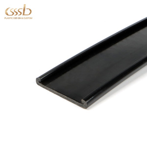Perfiles de Plástico PVC Negro Extruido de Changshu Shunlida, Diseño Minimalista Ecológico para Uso Industrial - Product Image 1