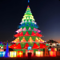 Solutions d'éclairage de Noël, installations de lanternes sur le thème des fêtes de Noël pour les zoos, les parcs d'attractions et les lieux familiaux