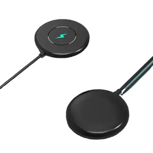 2024 New products Magnetic Suction Wireless Fast Charger Fully Compatible Equipped With Wireless Charging Device Pad For Phones