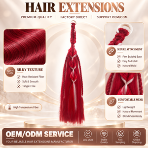 <span class=keywords><strong>Extension</strong></span> per trecce in fibra sintetica ignifuga di alta qualità, stile africano, tinte <span class=keywords><strong>con</strong></span> opzioni di colore personalizzate per uso professionale in salone - Product Image 1
