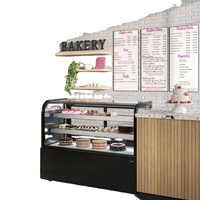 Vitrine réfrigérée à gâteaux à 5 niveaux, présentoir à desserts, réfrigérateur à gâteaux à vendre