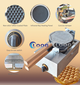 Alta calidad comercial antiadherente de gas Hong Kong máquina de gofres de huevo máquina de gofres de burbujas huevo máquina de - Product Image 6