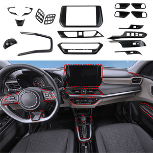 Xe trang trí nội thất phụ kiện sợi carbon bao gồm Kit cho <span class=keywords><strong>2025</strong></span> Suzuki Swift bộ phận nhựa lớp phủ - Product Image 2