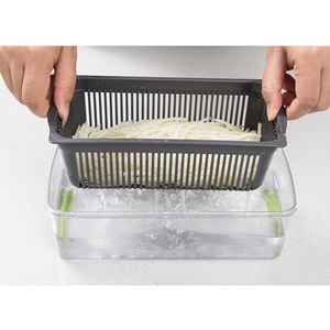 Multi-function Mandoline <b>Vegetable</b> Slicer With Drain Basket - Product Image 5