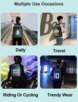 Pantalla LED Multifuncional para Exteriores, Impermeable, con Bluetooth, Control por Aplicación, 1080P, 1000cd de Brillo, Pixel Art, Publicidad