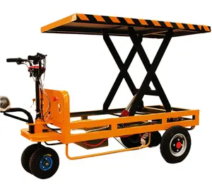 Zware Duurzame En Sterke Elektrische Lift Trolley Elektrische Lift Truck Elektrische Auto Met Hydraulisch Systeem Zeer Nuttig