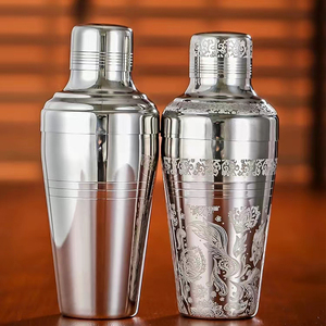 <span class=keywords><strong>Shaker</strong></span> à cocktail personnalisé en acier inoxydable 304 410ml/510ml Outils de barman simples et faciles à utiliser pour les bars de fête - Product Image 2