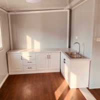 Expédition immédiate : Maison préfabriquée mobile extensible de 40 pieds ou 20 pieds, conforme aux normes locales, maison préfabriquée portable de luxe, 2 chambres